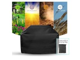 Capa de lona para churrasco, proteção para churrasco, à prova dágua, poeira, chuva, 170x61x117 cm em tecido oxford 210d para churrasco LEOCLOTHO