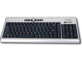 Teclado CONNECTLAND CL-UL-PLAT-FR-PS/2 (Com Cabo - Teclado Numérico)