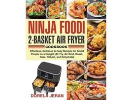 Livro Ninja Foodi 2Basket Air Fryer Cookbook de Dr Dorela Jeran (Inglês)