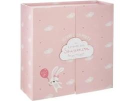 Caixa de nascimento - ATMOSPHERA FOR KIDS - Suporte nuvem rosa - 21,5 x 22,3 x 9,2 cm - Lembranças para bebês - Original