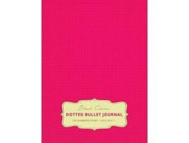Livro Large 85 x 11 Dotted Bullet Journal Pink 17 Hardcover 245 Numbered Pages de Blank Classic (Inglês)