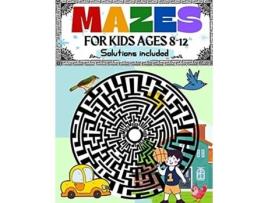 Livro Mazes for Kids Ages 8-12 Solutions Included de Penelope Moore (Inglês)