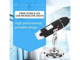 Microscópio Digital USB Zoom 1000X - VGEBY - TE895 AR HB004 - Preto - Zoom - LED VGEBY