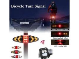 Luz traseira de bicicleta LED piscante sem fio à prova dágua para MTB e bicicleta de estrada - YOUKUKE - NIOR - Preto YOUKUKE