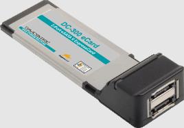 Dawicontrol DC-300 eCard 2-Port eSATA II ExpressCard