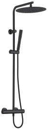 Conjunto de duche ROUSSEAU TORNEIRA TERMOSTÁTICA PRETO
