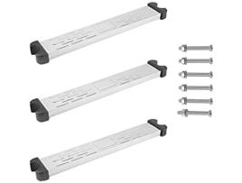 3 peças de degraus de escada de piscina de substituição de aço inoxidável antiderrapante, 50 x 8,5 x 3 cm. NETBOAT