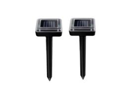 Conjunto de 2 caças solares inteligentes à toupeira - combina sons e vibrações ADTOBAST