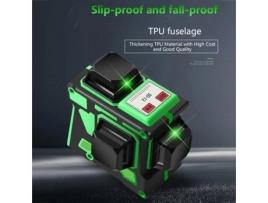 12 linhas de nível de laser 3D autonivelante 360 linha de feixe de laser vertical horizontal IP54 à prova dágua, à prova de poeira e à prova de choqu