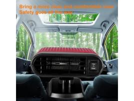Fafeicy janela desembaçador carro 12v portátil aquecedor de janela elétrica aquecimento secador pára-brisa ventilador descongelador FAFEICY