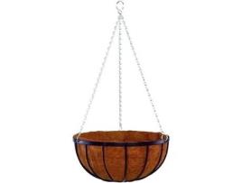 Suspensãococo - GARDEN ID Georgain - Ø35 H19 cm - Premium coco - Estrutura sólida - Profundo para o desenvolvimento das plantas