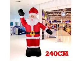 Boneco de neve inflável de Papai Noel Enfeites de Natal ao ar livre Decoração de loja doméstica TEMPSA