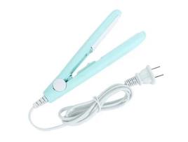 2 em 1 alisador de cabelo profissional e modelador de placas cerâmicas tecnologia iônica ferros de alisamento - verde S/MARCA