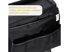 Sofá apoio de braço bolso poltrona sofá bandeja bolsos suporte para livros BAG ORGANIZER - BAG POUCH WINOMO