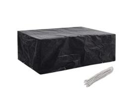 Cobertura para móveis de jardim Lona protetora 8 ilhós resistente ao desgaste e aos raios UV 242 x 162 x 100 cm6464 SHLK