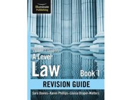Livro WJEC/Eduqas Law for A level Book 1 Revision Guide de Sara Davies (Inglês)