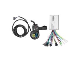 Huj motor sem escova, controlador de velocidade, motor sem escova de alumínio para scooter de bicicleta elétrica 24v/36v/48v 350w cn016 hj011 CUQUE