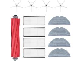 Kit de acessórios Roborock S7, incluindo escova, filtros e panos TOVBMUP