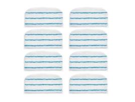 Conjunto de 8 almofadas de limpeza de substituição laváveis, toalhetes de microfibra para esfregona a vapor Black-Decker FSM1610-1630 WOSHITE