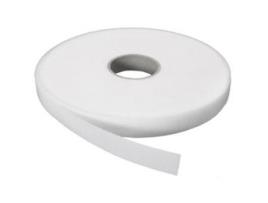 Velcro macho adhesivo blanco 20mm rollo 25m