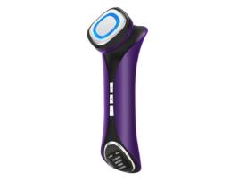 YIZHOOD Ems Levantamento de Pele Led Fóton Calma Pele Psiquiatra Aquecimento Resfriamento Massageador Roxo