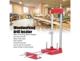 Vvikizy localizador de broca para carpintaria, ferramenta de gabarito para perfuração de furos em madeira VVIKIZY