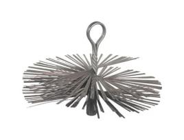 Escova para chaminés redonda em aço plano - ITS A 10 - Macho 12 Mas - Piattina em aço - Ø mm. 250