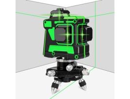 Nível de laser de 12 linhas com suporte 3D de autonivelamento Linha de feixe de laser cruzado horizontal e vertical 360 26  LESHP