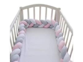 Almofada de cobra para cama, almofada trançada, veludo, proteção para bebê, segurança, 2m ONEVER