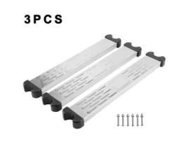 3 pçs piscina escada pedal escada de segurança passos para piscina 50x75x25cm aço inoxidável f83790 CHANGM