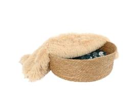 Cama de Gato FLUFFEE com Cesta de Cobertor e Almofada