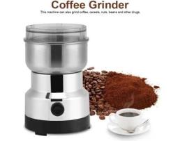 Moedor de café elétrico de aço inoxidável Moedor de grãos de café para casa-escritório (plugue da UE)(220V-240V)---RAC RAC
