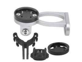 Dilwe suporte de extensão de haste de computador de bicicleta, liga de alumínio com adaptador de clipe DILWE