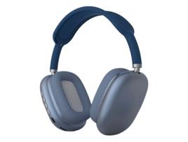 MARLONE Auricular Estéreo Bluetooth 5.1 Miami com Microfone Azul