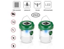 Armadilha de vespas UMIWE com luz solar UV LED de 2 peças UMIWE
