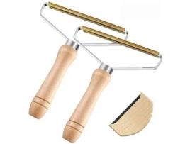 Kit de barbeador anti pilling, 1 pacote de pente e 2 pacotes de combinação manual de escova removedora de pelos para suéter, ferramenta de remoção de
