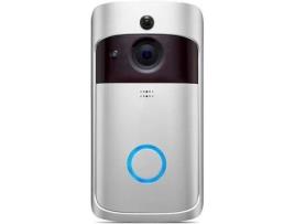 Campainha wi-fi para casa inteligente, telefone sem fio, câmera de segurança, vídeo porteiro 720p hd ir, visão noturna h1692 TRAHOO