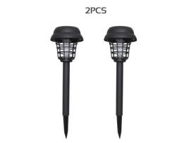 2pcs lâmpada anti-mosquito assassina movida a energia solar para jardim externo luz LED-81 LIXADA
