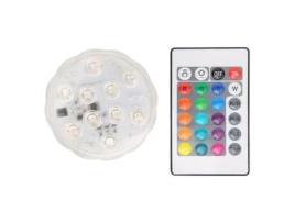 Luz LED submersível 10LEDs à prova dágua IP68 com controle remoto e luzes sem bateria - YOSOO YOSOO