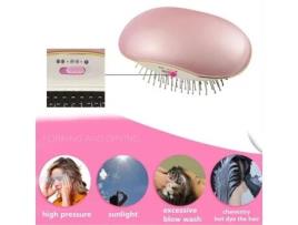 Escova massageadora elétrica iônica portátil IFCOW® (rosa) IFCOW