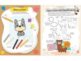 Livro I Can Draw Kawaii Animals de Paul Calver (Inglês)