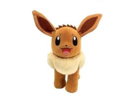 Pelúcia - BANDAI - Pokémon Eevee - 30 cm, pura suavidade e ternura