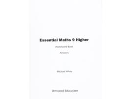 Livro Essential Maths 9 Higher Homework Book Answers de Michael White (Inglês)