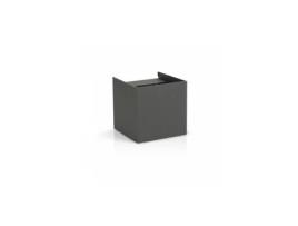 Aplique parede cube Grafite