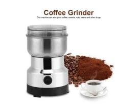 Moedor de café elétrico em aço, linhaça, nozes, pimenta, especiarias, liquidificador de aço inoxidável 220V UE IFCOW