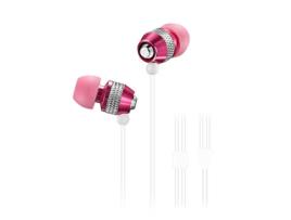 Auriculares Wea para Apple, Samsung Samsung Galaxy WALLYTECH Metal Rosa