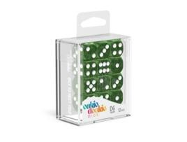 OAKIE DOAKIE Dados D6 16 Mm Mármore Verde 12 Em