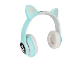 Vbestlife fones de ouvido bluetooth lx-b39c fone de ouvido infantil bluetooth 5.0 dobrável sem fio brilhante música fone de ouvido de gato-7 VBESTLIFE