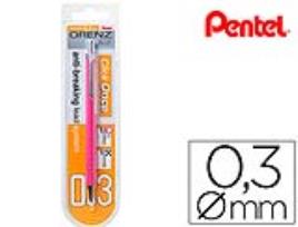 Lapiseira Pentel Orenz 03 mm -Rosa-Em Blister de 1 Unidade