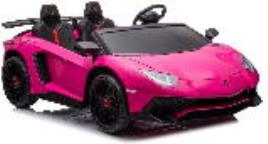 Carro Elétrico Lamborghini Aventador Roadster (Monolugar) Rosa